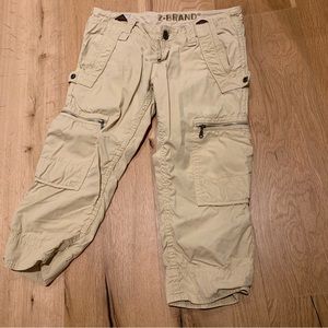 Z Brand cropped cargo pants